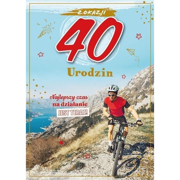 Karnet Urodziny 40