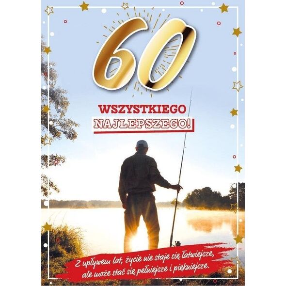 Karnet Urodziny 60