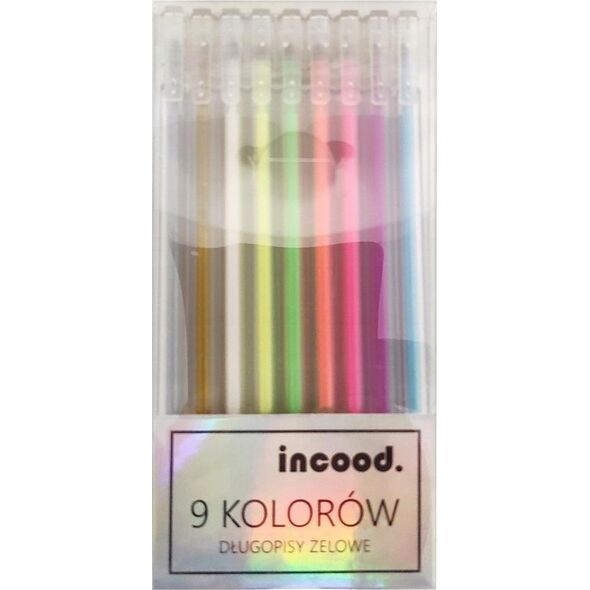 Cienkopisy pastelowe 9 kolorów
