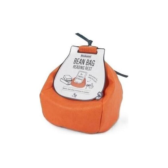 Bean Bag Pufa z kieszonką pod książkę/tablet pomar