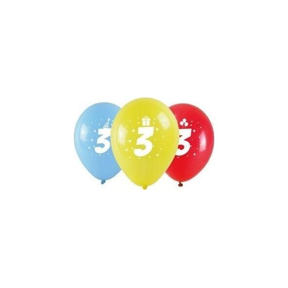 Balony z nadrukiem 3 28cm 3szt