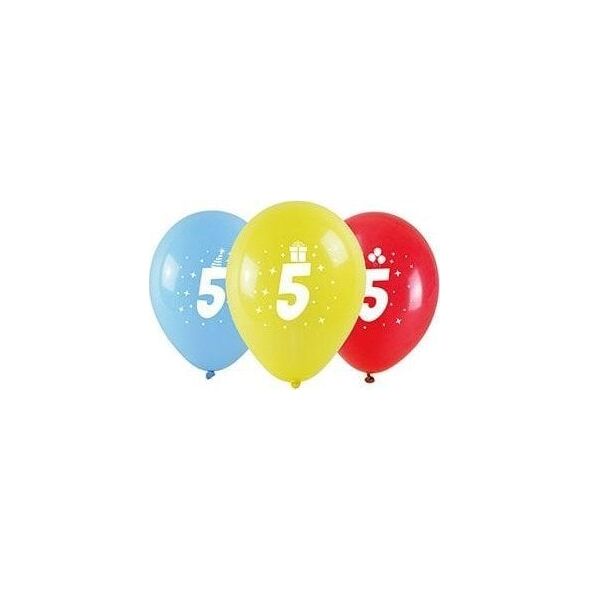 Balony z nadrukiem 5 28cm 3szt