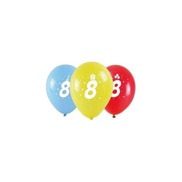 Balony z nadrukiem 8 28cm 3szt