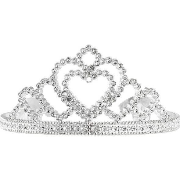 GoDan Tiara diadem srebrny księżniczki - 1 szt.. uniwersalny