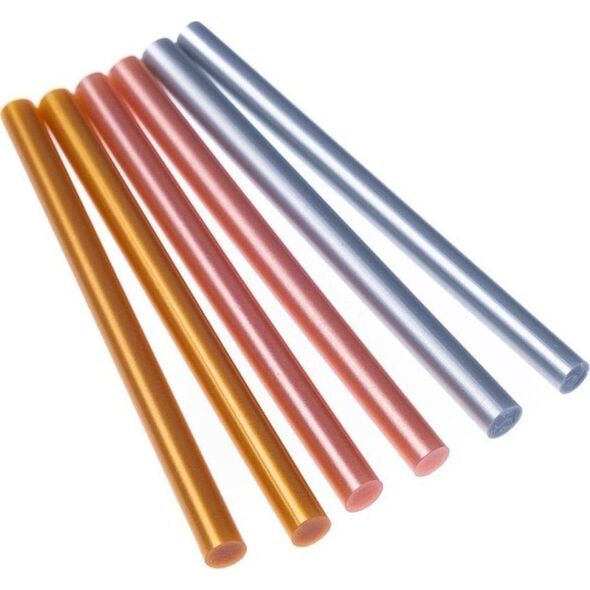 Wkłady klejowe metaliczne 7mm 6szt