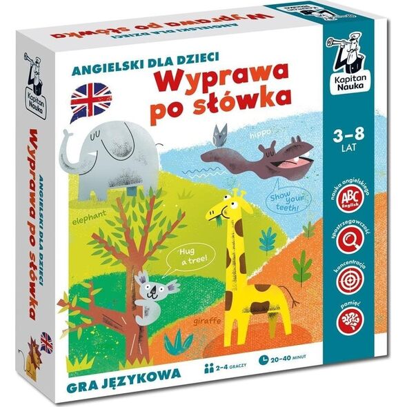 Kapitan Nauka. Angielski dla dzieci. Gra edu.