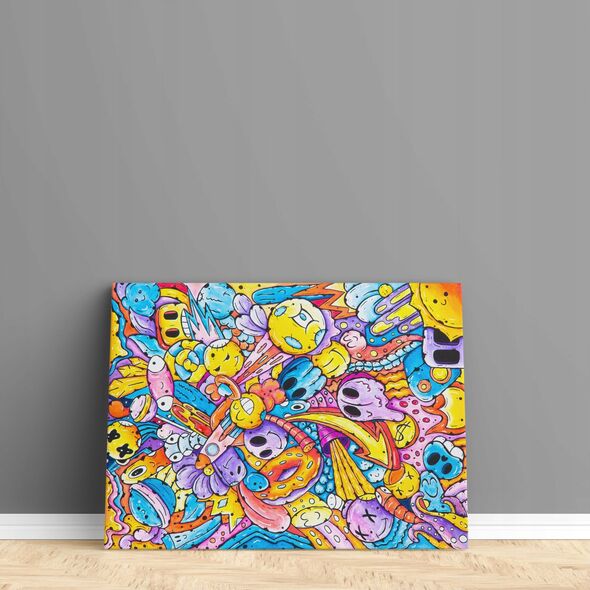 Płótno Doodle 30x40cm