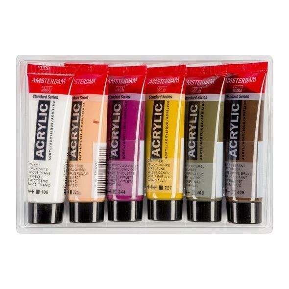 Artequipment TALENS AMSTERDAM ZESTAW 6X20ML PORTRAIT COLORS uniw
