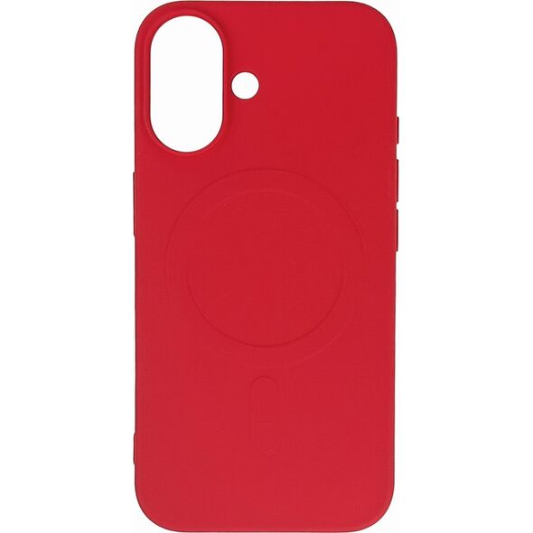 Hurtel Etui Liquid Silicone Case MagSafe na iPhone 16 - czerwone
