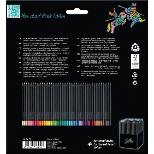 Kredki tr?jk?tne Black Edition 50 kolor?w
