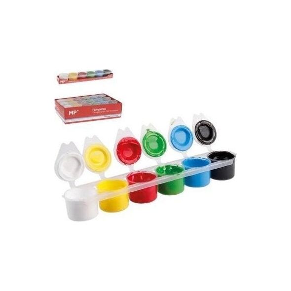 Farby plakatowe tempera 15ml 6 kolorów