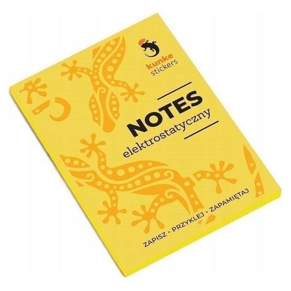 Notes elektrostatyczny żółty 7x9,8cm 100 karteczek
