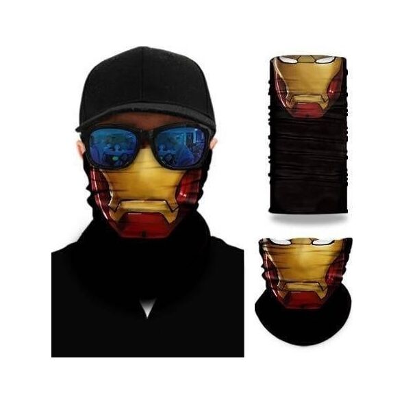 Chusta bandana antybakteryjna - Iron-Man