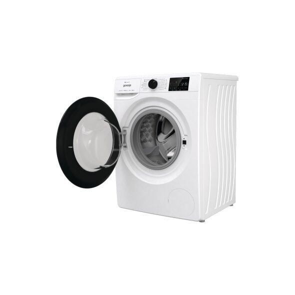 Gorenje Washing machine | WPNEI82A1SWIFI | Energy efficiency class A | Front loading | Washing capacity 8 kg | 1200 RPM | Depth 55 cm | Width 60 cm | Display | LED | Steam function | White
