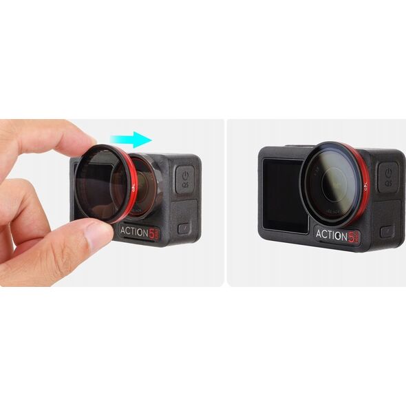 Filtr Cpl Kołowy Polaryzacyjny Mc Do Kamery Dji Osmo Action 5 Pro / 5pro / 4 / 3 / Fi904
