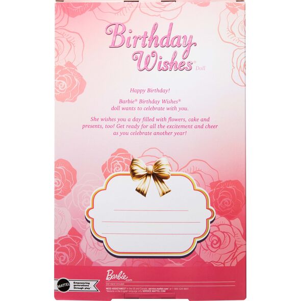 Mattel Kolekcinė „Barbie Birthday Wishes“ lėlė (JBJ07)