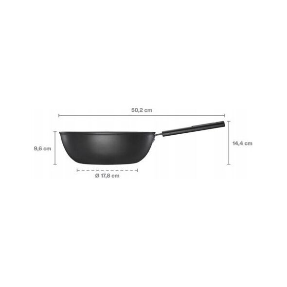 FS.WOK 28 CM (4,5 L) Z POWŁOKĄ NIEPRZYWIERAJĄCĄ HARD FACE