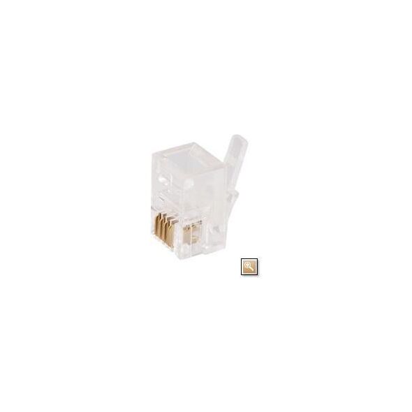 Activejet WTYK RJ11, 4-STYKOWY 4-4 (OPAK. 100 szt.)