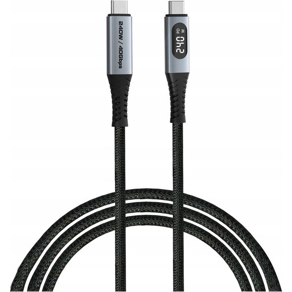Verbatim 31849 kabel USB USB4 Gen 2x2 1,2 m USB C Czarny
