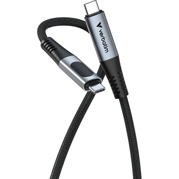 Verbatim 31849 kabel USB USB4 Gen 2x2 1,2 m USB C Czarny