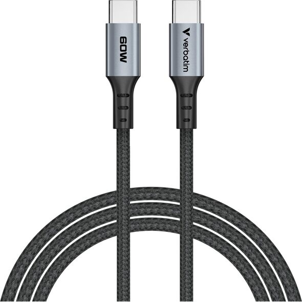 Verbatim 31845 kabel USB USB 2.0 1,2 m USB C Czarny