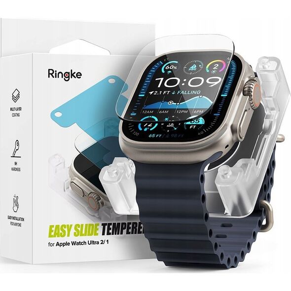 Szkło hartowane Ringke Easy Slide Apple Watch Ultra 1 / 2 49mm Clear