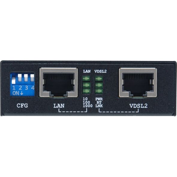 Konwerter światłowodowy LevelOne LevelOne Konverter VDS-2201 10/100/1000 GbE < VDSL2  schwarz