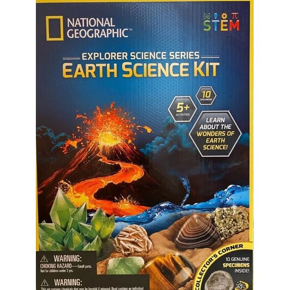 National Geographic National Geographic S. E. Mega Earth Science Kit