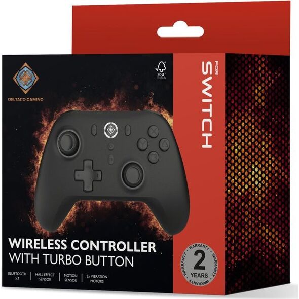 Deltaco Wireless Controller for Switch, PC, Android, iOS