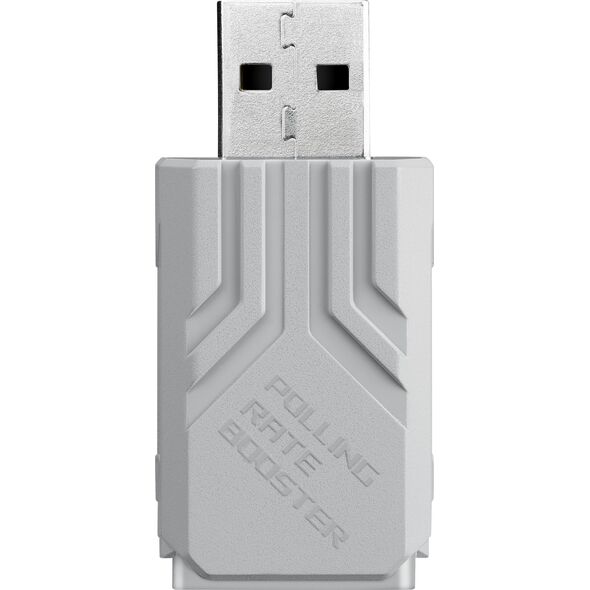 ASUS ROG Polling Rate Booster, 8000 Hz, bílá