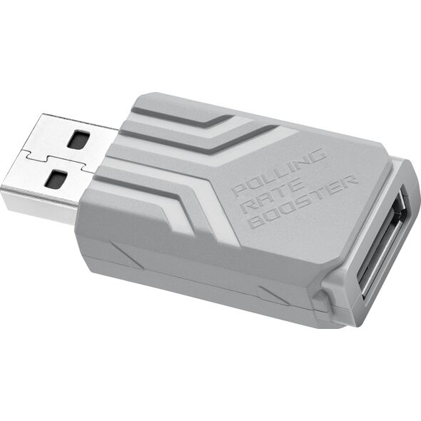 ASUS ROG Polling Rate Booster, 8000 Hz, bílá