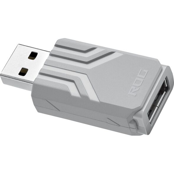 ASUS ROG Polling Rate Booster, 8000 Hz, bílá