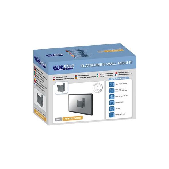Neomounts Uchwyt ścienny na monitor 10" - 27" (FPMA-W810)
