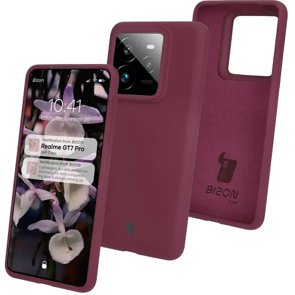 Bizon Soft Case Realme GT 7 Pro dark purple