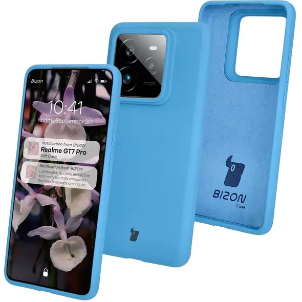 Bizon Soft Case Realme GT 7 Pro blue