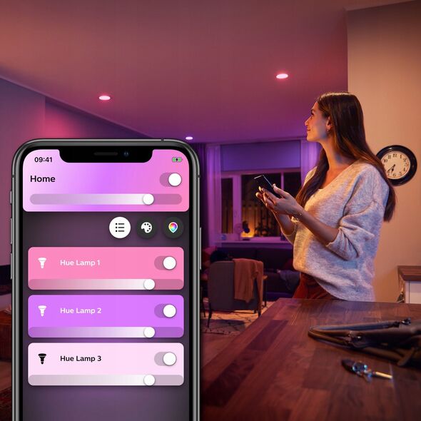 Signify Philips Hue White & Col. Amb. GU10 Dreierpack 3x350lm