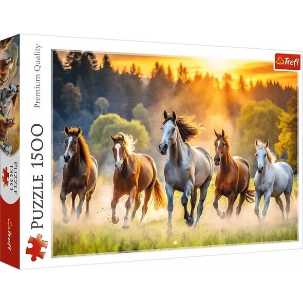 PUZZLE 1500 Dzikie konie 26215