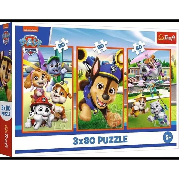 PUZZLE 3x80 Psia zgraja /Psi Patrol 34886