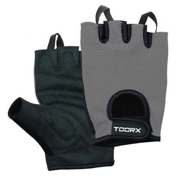 Toorx Toorx training gloves AHF027 S black/grey suede and micro-mesh