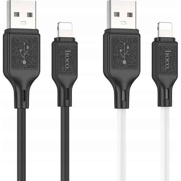 Kabel USB Hoco HOCO kabel USB A do Lightning 2,4A X90 1 m biały