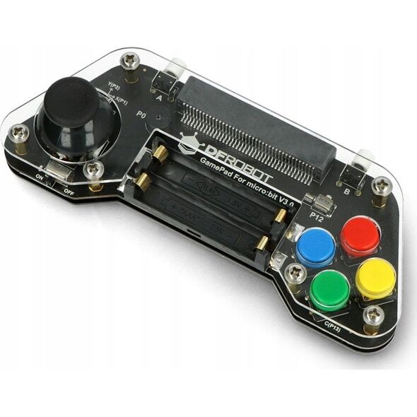 Micro:Gamepad žaidimų valdiklis, BBC micro:bit priedėlis, DFRobot DFR0536