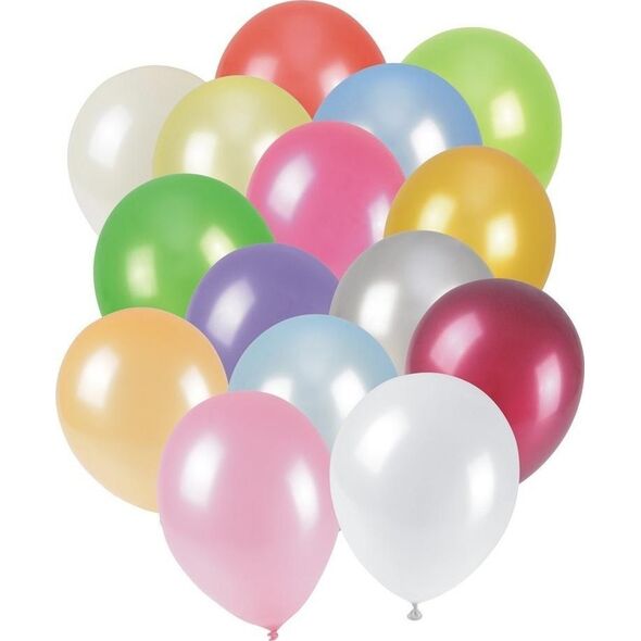 Balony metalizowane 25cm 12szt