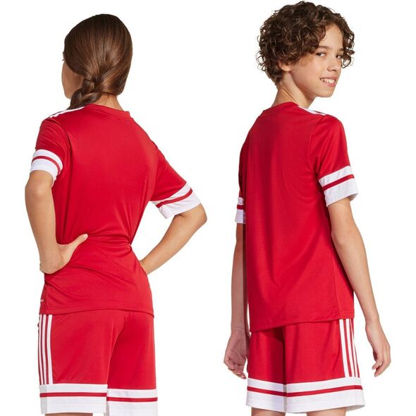 Koszulka dla dzieci adidas Squadra 25 czerwona JJ0051 128cm