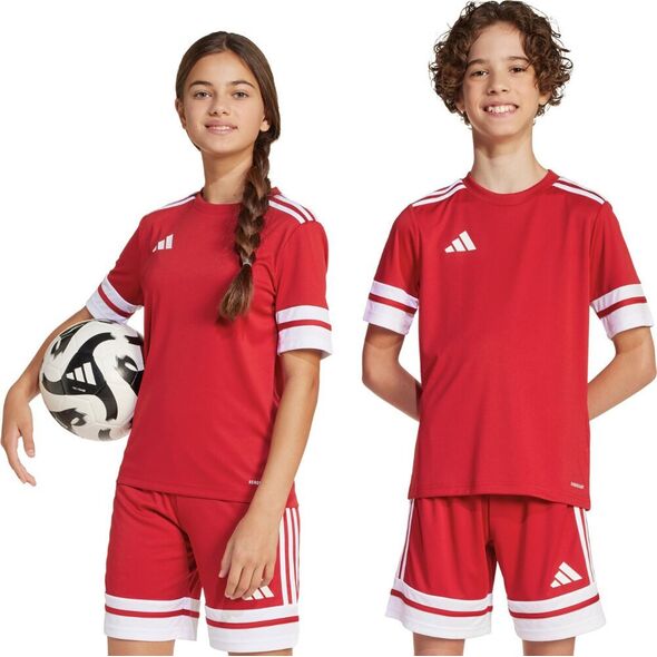 Koszulka dla dzieci adidas Squadra 25 czerwona JJ0051 116cm