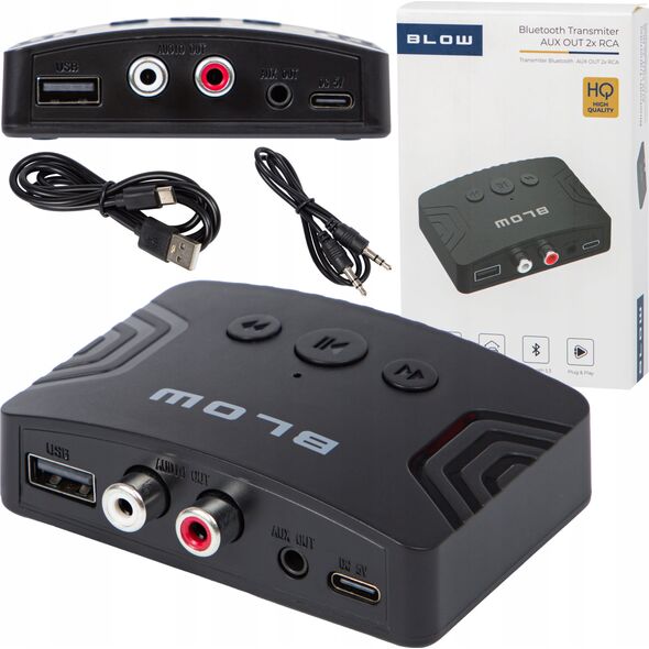 Transmiter FM Blow 74-197# Transmiter bluetooth aux out 2xrca