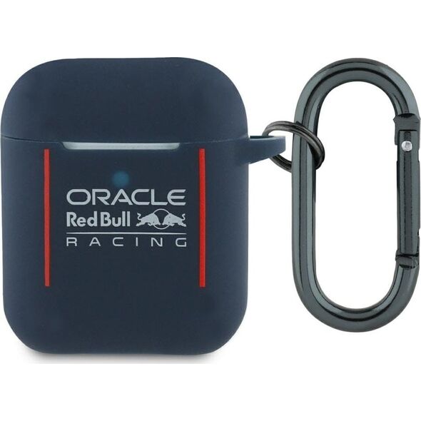 Etui Red Bull Silicone Logo & Lines do    AirPods 1 / 2 granatowy