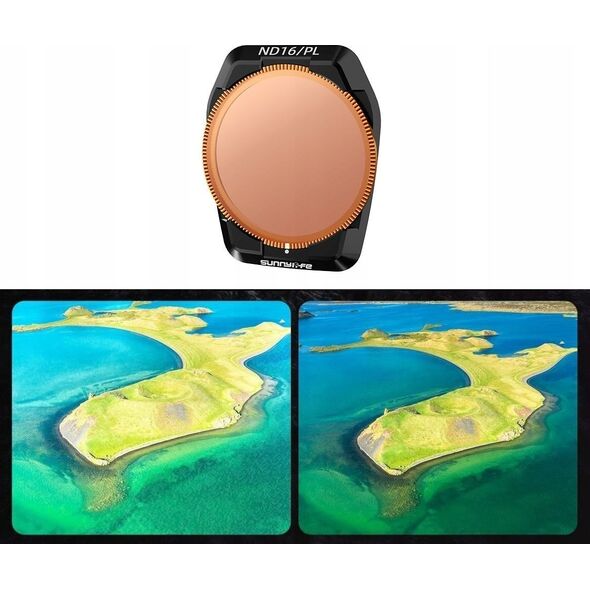 FILTR HYBRYDOWY 2w1 Polaryzacyjny PL + Szary ND16 do DJI AIR 3S 3 S + ETUI / FI923-16P