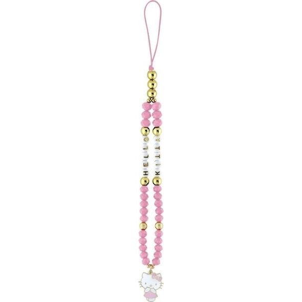 Hello Kitty Pearls and Beads Kitty Charm Phone Charm Pink