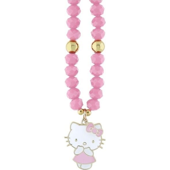 Hello Kitty Pearls and Beads Kitty Charm Phone Charm Pink