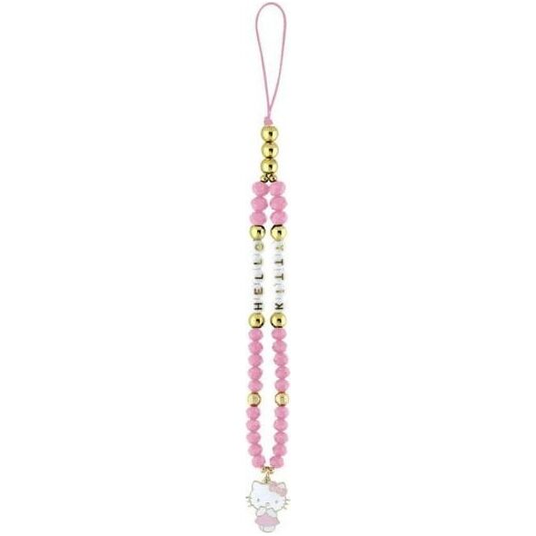 Hello Kitty Pearls and Beads Kitty Charm Phone Charm Pink